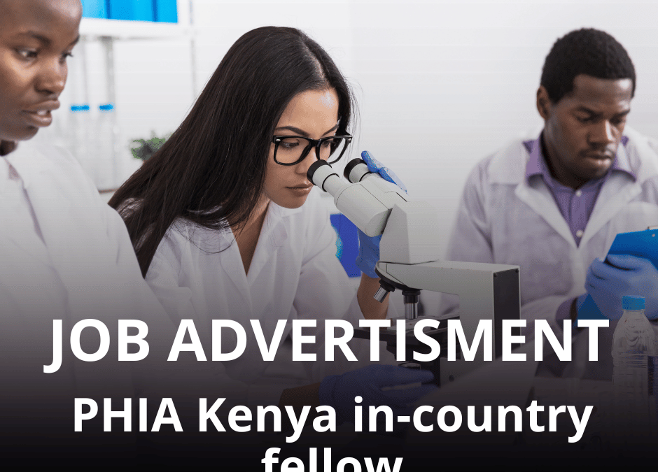 Job Advertisment_PHIA Kenya in-country fellow